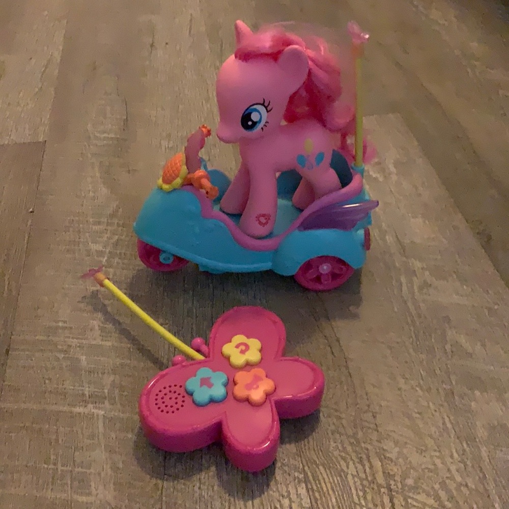 My little pony remote control bike/scooter. Gently loved.